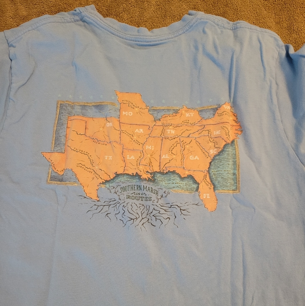 Southern marsh Routes Tee - Picture 3 of 4